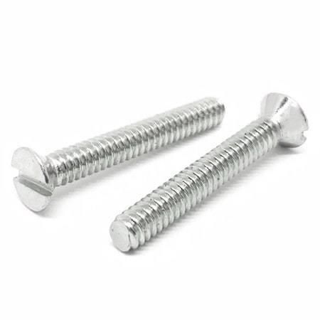 Boltsandnuts.Com #10-32 x 3/4 in Slotted Flat Machine Screw, Plain 18-8 Stainless Steel, 3000 PK 10F75SFHMSSS-3000